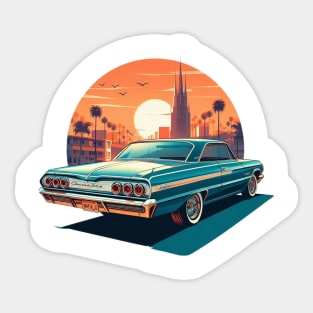 60s Chevrolet Impala Sticker